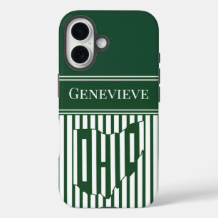 Ohio Green Stripe iPhone 16 Case
