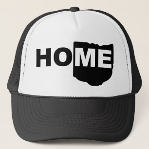 Ohio Home Away From State Ball Cap Trucker Hat