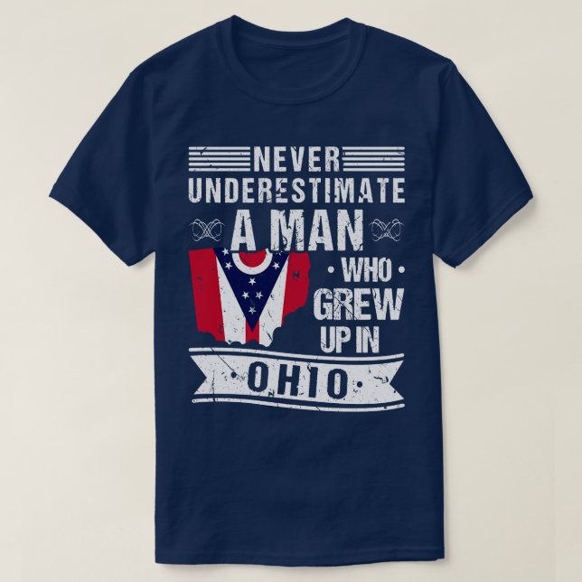 Ohio Home Design for Men Native Ohio T-Shirt (Design Front)