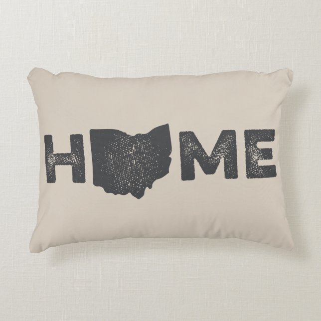 Ohio Home State Love Pillow (Front)