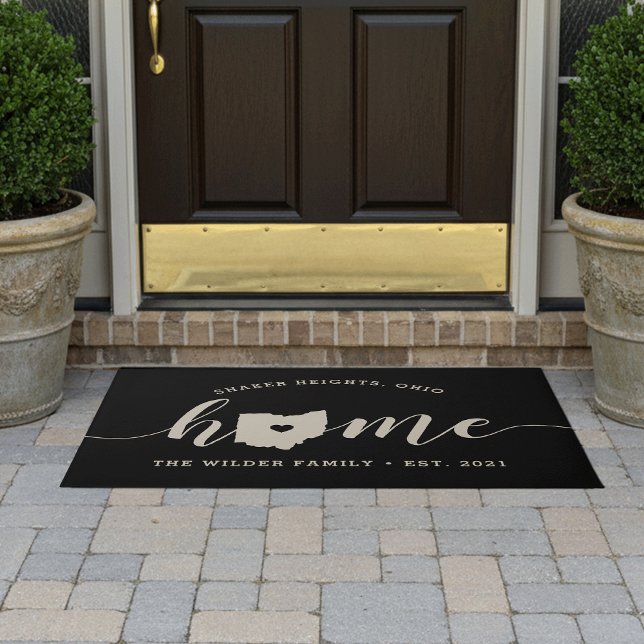 Ohio Home State Personalized Doormat (Creator Uploaded)