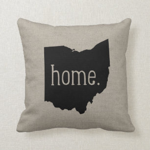 Ohio Home State Throw Pillow