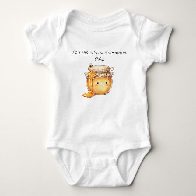 Ohio Honey Baby Romper (Front)