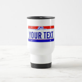 Ohio License plate Mug