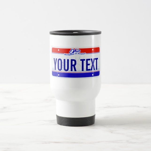 Ohio License plate Mug (Center)