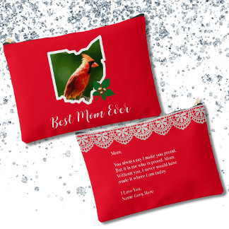 Ohio Maman Cardinal Custom Mère's Day Toiletry sac