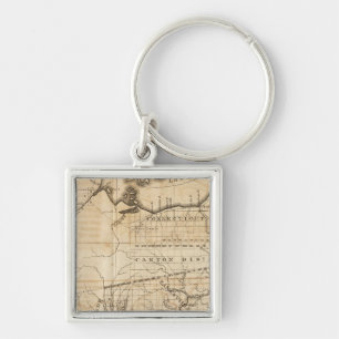 Ohio Map Keychain