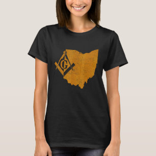 Ohio Masons Grand Lodge F&am Freemason Father's Da T-Shirt