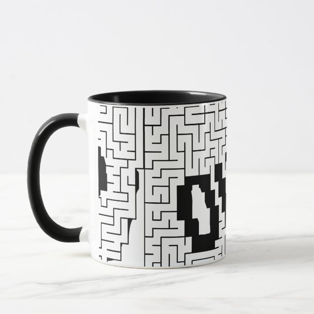 Ohio Maze Puzzle Mug (Left)