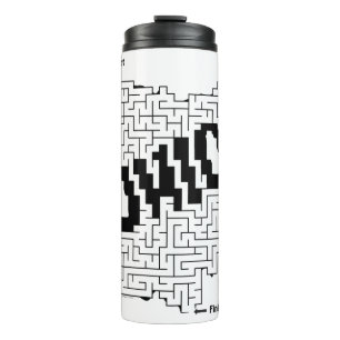 Ohio Maze Puzzle Thermal Tumbler
