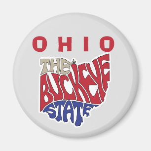 Ohio Nickname Word Art Magnet