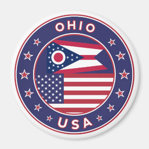 Ohio, Ohio t-shirt, Ohio sticker, phone case Magnet