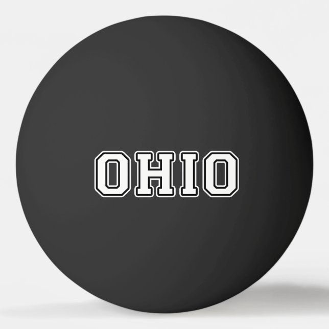 Ohio Ping Pong Ball (Front)