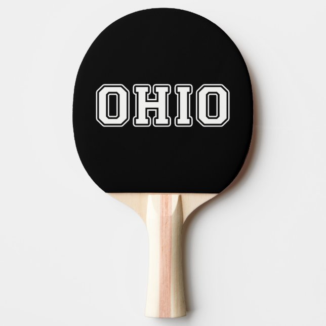 Ohio Ping Pong Paddle (Front)