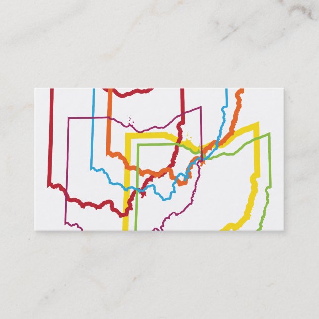 ohio pride blur business card (Front)