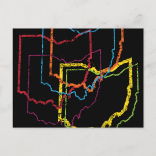 ohio pride blur postcard