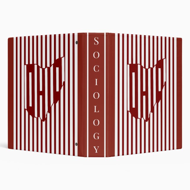 Ohio Red Stripe Binder (Background)