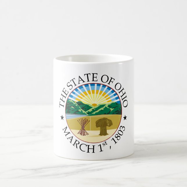 Ohio sign coffee mug (Center)
