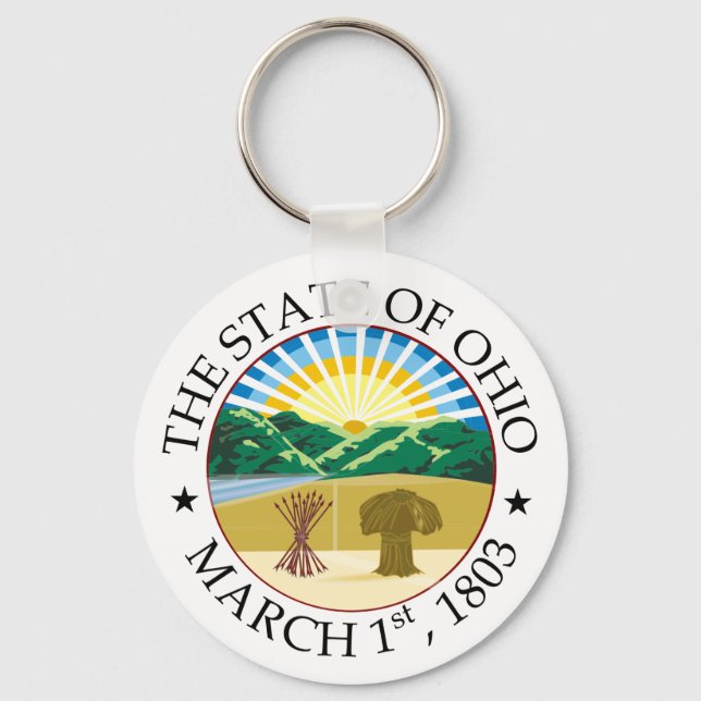 Ohio sign keychain (Front)