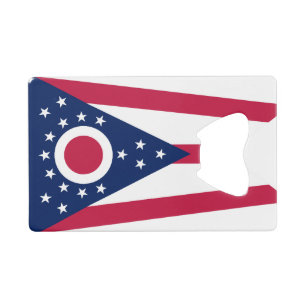 Ohio State Flag Credit Card Bottle Opener