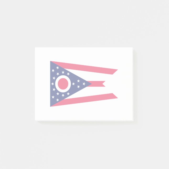 Ohio State Flag Design Decor Post-it Notes (Front)