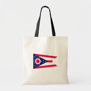Ohio State Flag Design Tote Bag