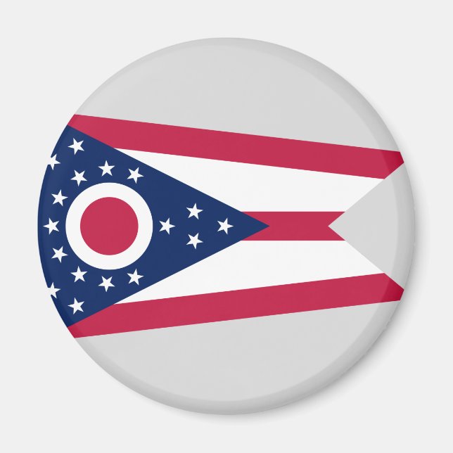 Ohio State Flag Magnet (Front)