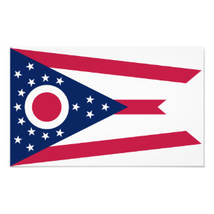 Ohio State Flag Photo Print
