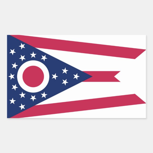 Ohio State flag Sticker (Front)