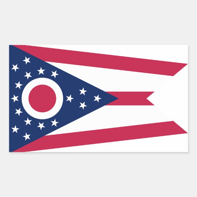 Ohio State Flag Sticker (Front)