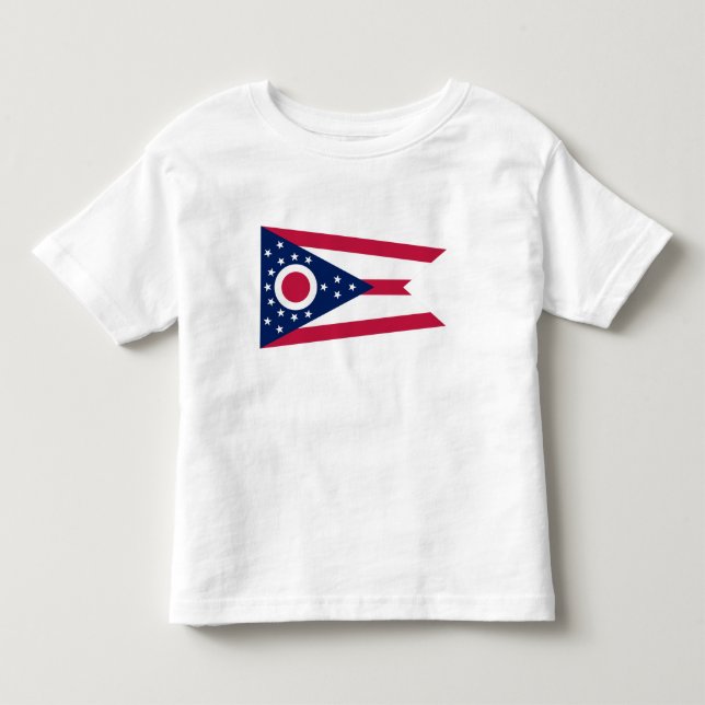 Ohio State Flag Toddler T-shirt (Front)