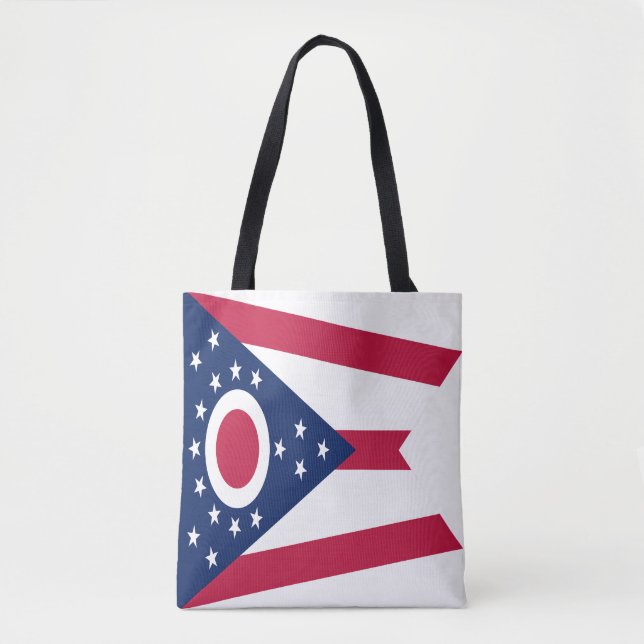 Ohio State Flag Tote Bag (Front)
