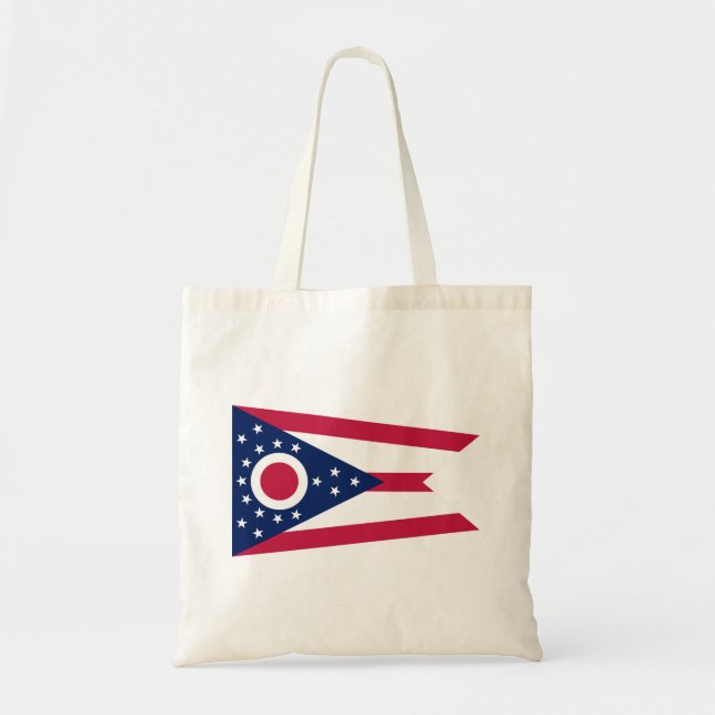 Ohio State Flag Tote Bag (Front)
