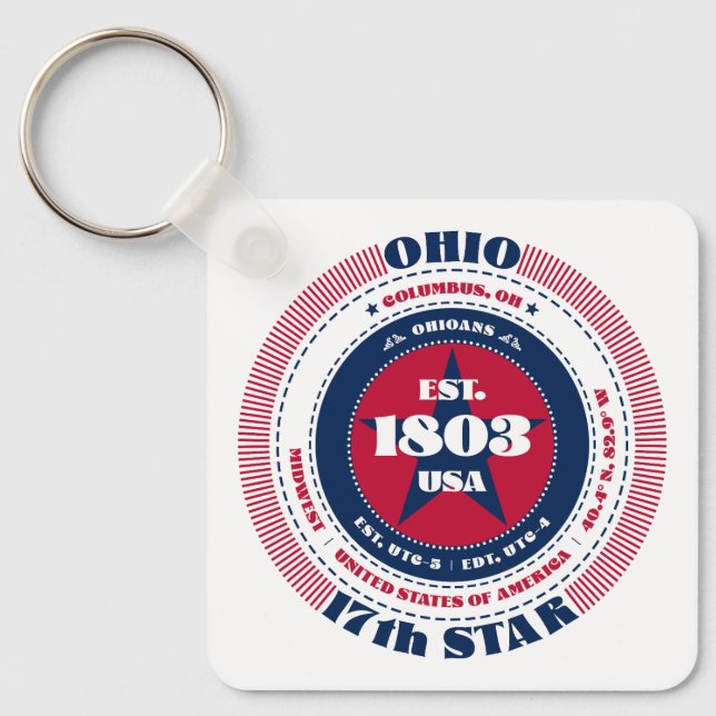 Ohio State Keychain (Front)