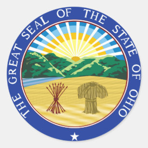 Ohio state seal america republic symbol flag