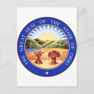 Ohio State Seal Postcard