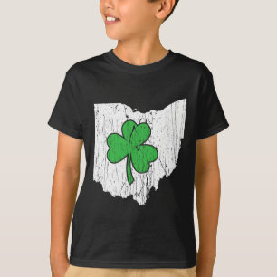 Ohio State St. Patrick's Day Ohio Green Shamrock T-Shirt