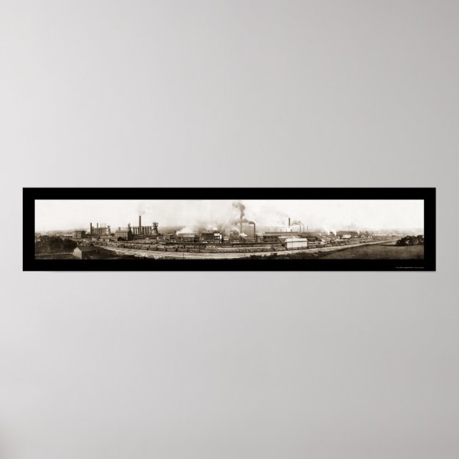 Ohio Steel Works Photo 1910 Poster (Front)