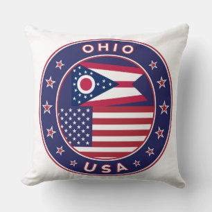 Ohio Throw Pillow