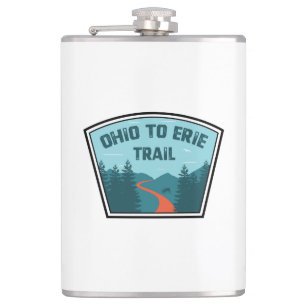 Ohio To Erie Trail Hip Flask