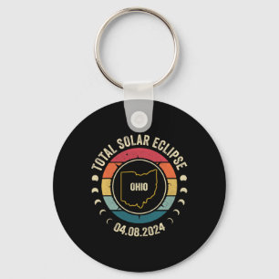 Ohio Total Solar Eclipse 2024 American Totality Ap Keychain