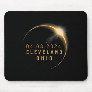 Ohio Total Solar Eclipse 2024 - Ohio Solar Eclipse Mouse Pad
