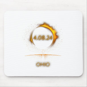 Ohio Total Solar Eclipse April 8 2024 Totality Ecl Mouse Pad