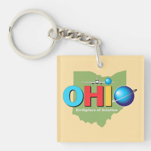 Ohio United States of America Keychain