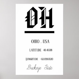 OHIO  , USA POSTER