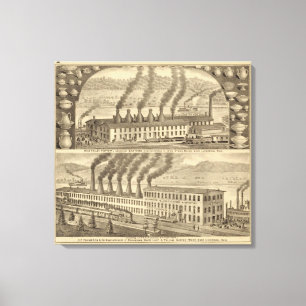 Ohio Valley Pottery, Laughlin Brothers Canvas Print