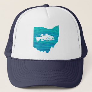 Ohio Wave Fishing Trucker Hat