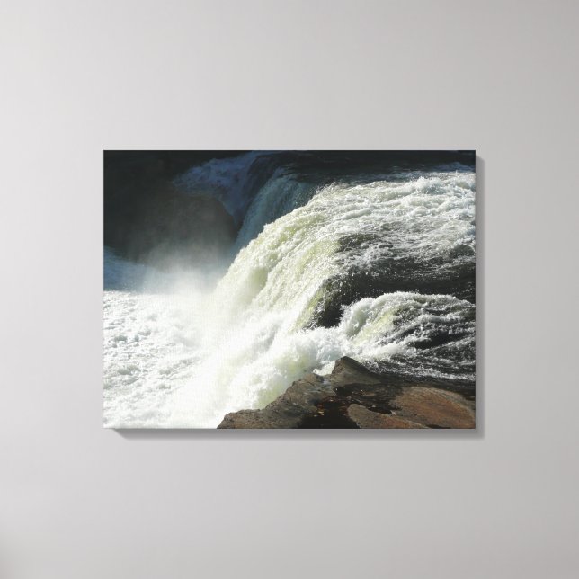 Ohiopyle Falls in Pennsylvania Canvas Print (Front)