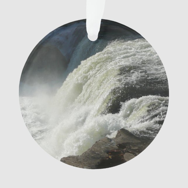 Ohiopyle Falls in Pennsylvania Ornament (Front)