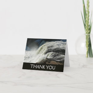 Ohiopyle Falls in Pennsylvania Thank You Card